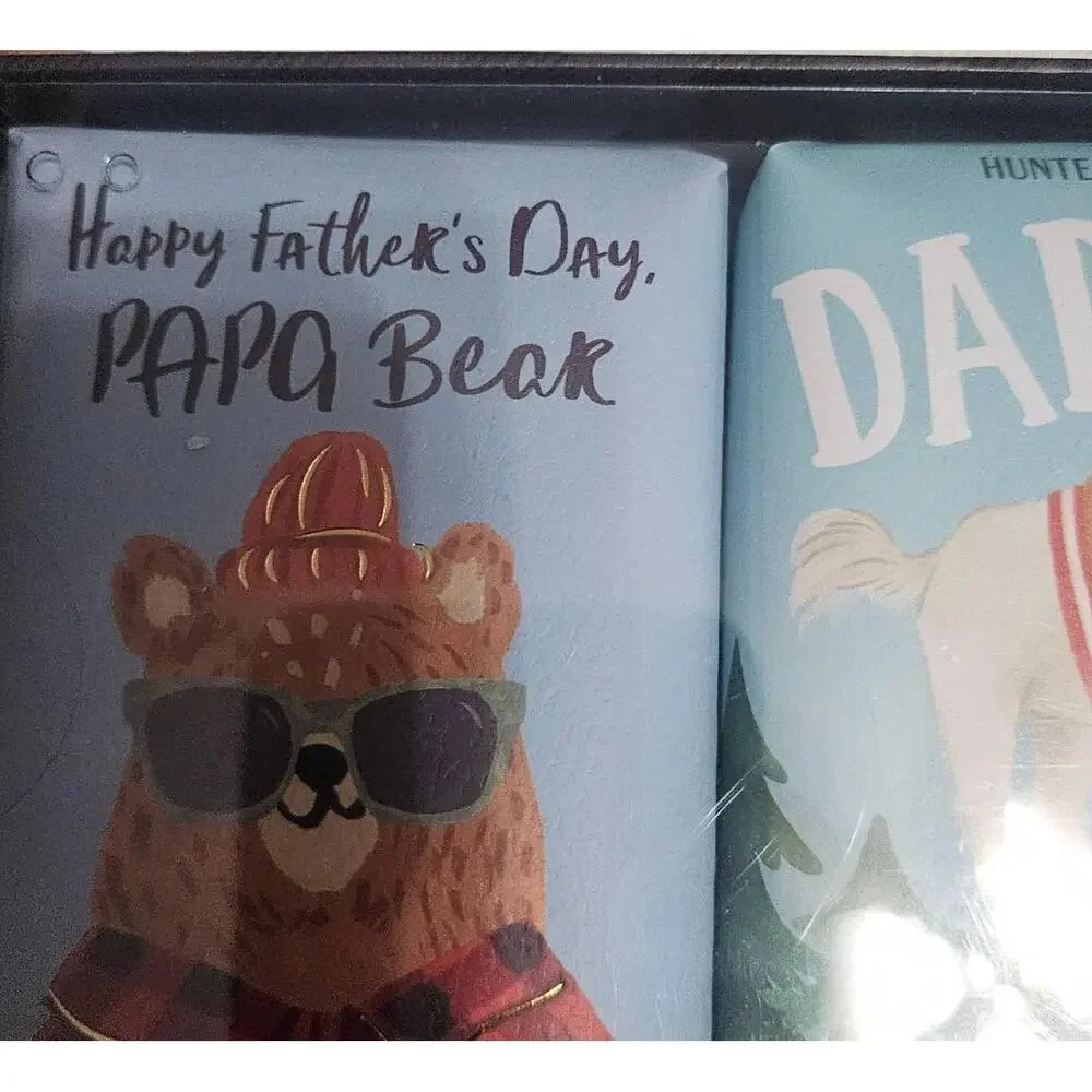 Hunter & Grey Father's Day Gift Bar Soap Set Shea Butter Vitamin E Men's‎ 300g